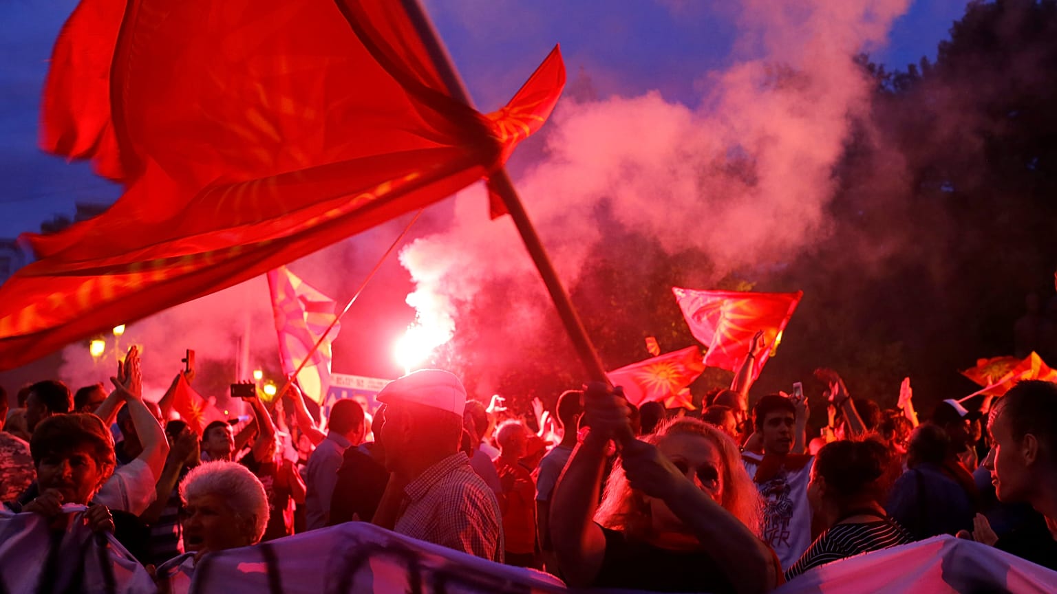 Επεισόδια στα Σκόπια λόγω συμφωνίας