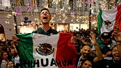 La afición mexicana activa los sensores de terremotos tras la victoria en el Mundial