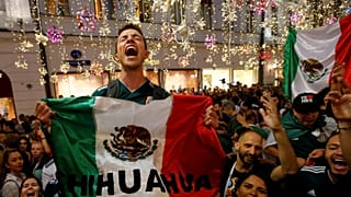 La afición mexicana activa los sensores de terremotos tras la victoria en el Mundial