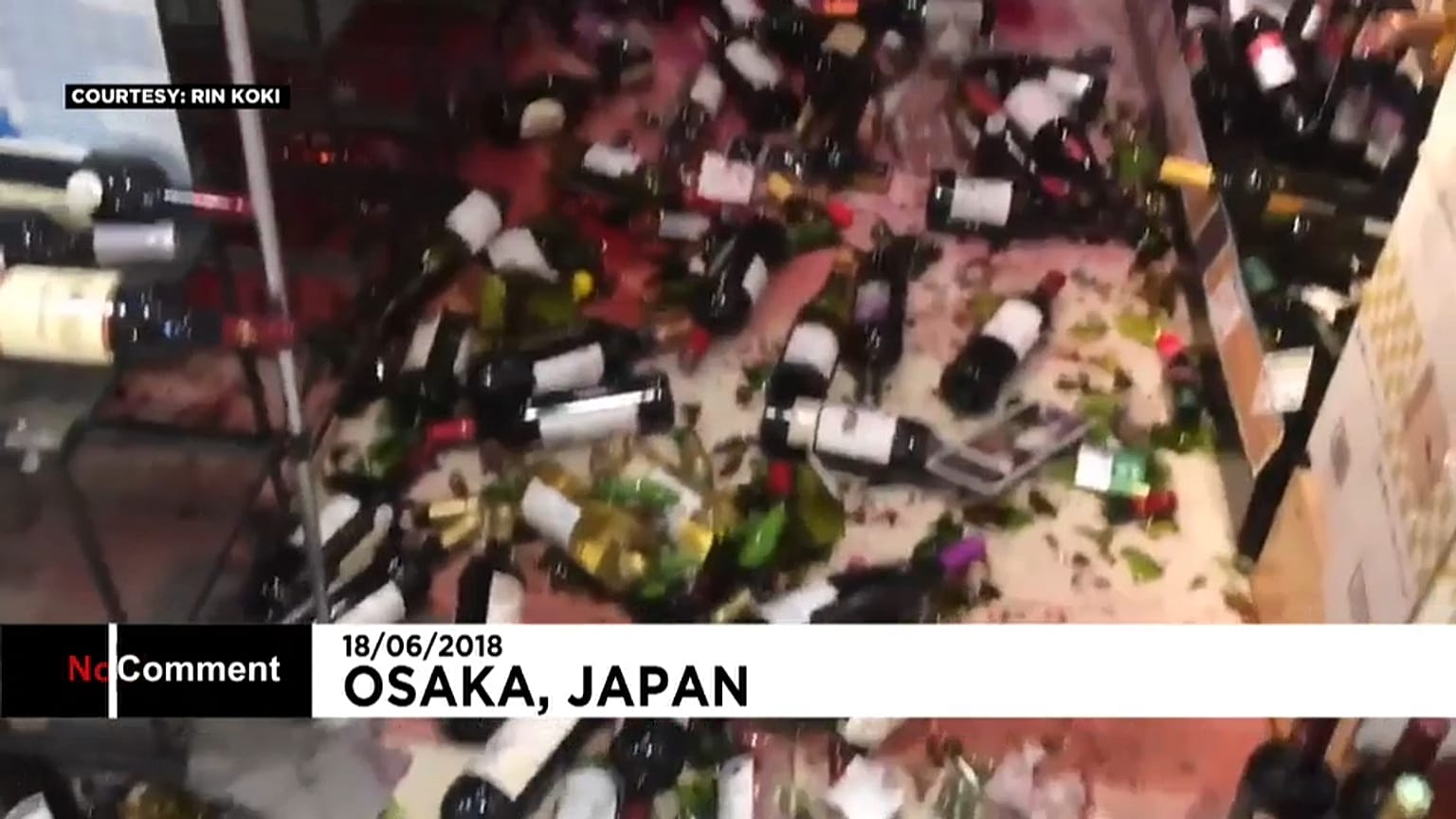 Terremoto en Japón: tuberías reventadas y vino por los suelos