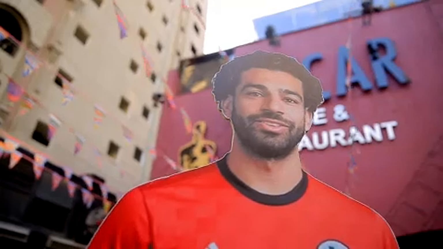 مجسم لمحمد صلاح في القاهرة