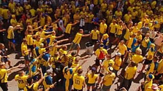 La afición sueca supera a la surcoreana