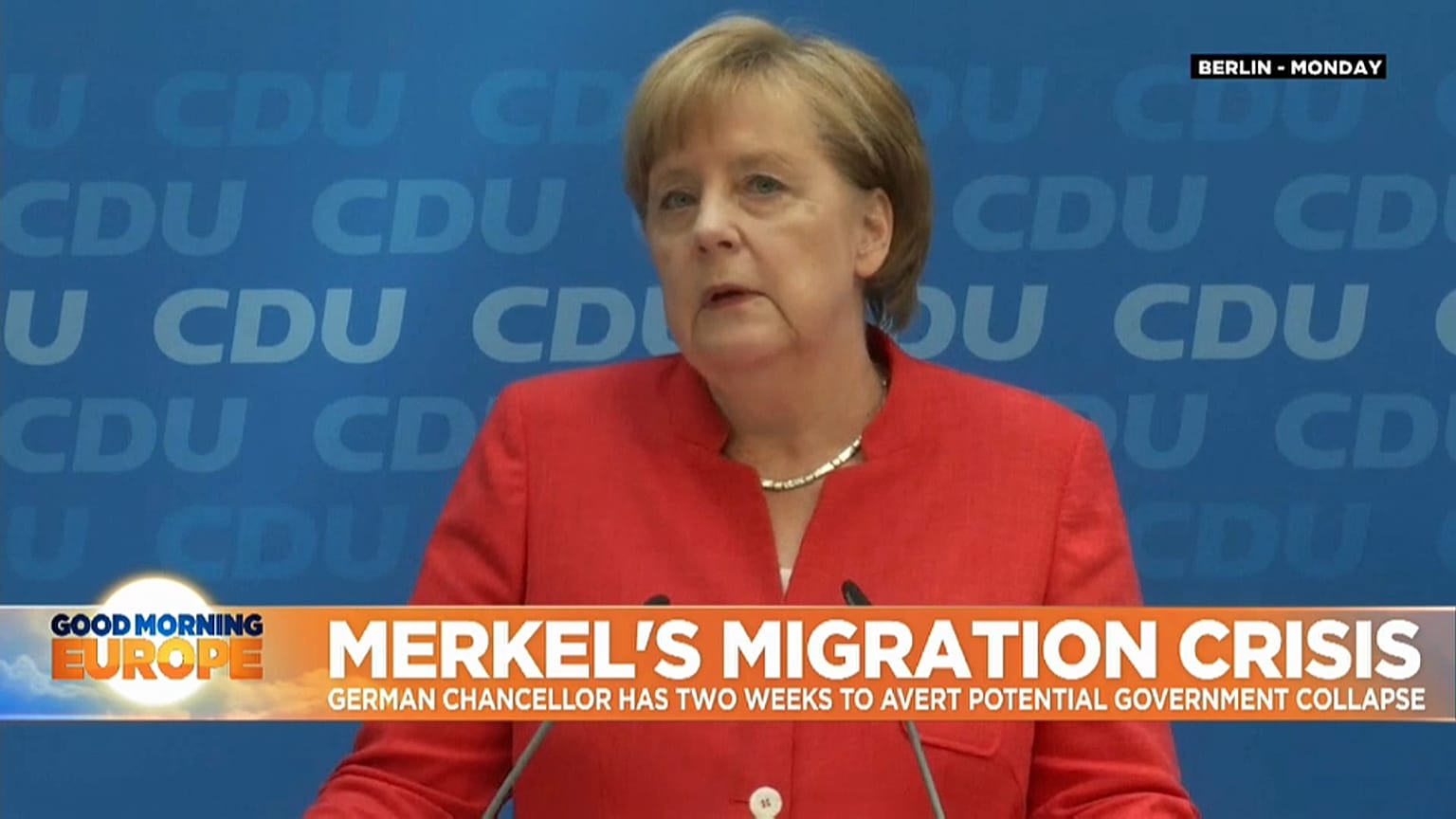 German Chancellor Angela Merkel