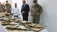 Κύπρος: Παραδόθηκαν στρατιωτικά ευρήματα και εξοπλισμός του ΝΟΡΑΤΛΑΣ