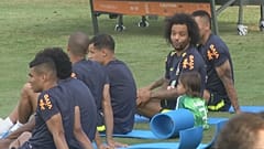 أطفال مارسيلو وسازيمرو ينضمون لحصص البرازيل التدريبية!