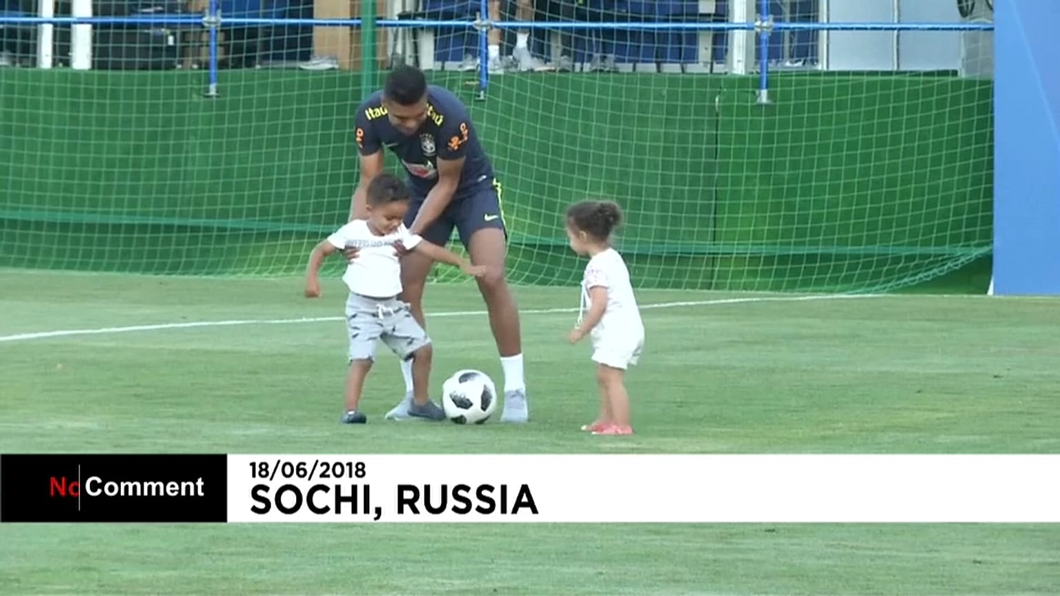 Les enfants de joueurs brésiliens à Sotchi