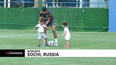 Les enfants de joueurs brésiliens à Sotchi 