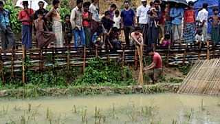 Rohingya Muslim refugees in Myanmar