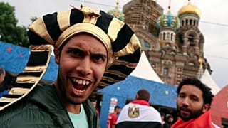 Russie-Egypte : les fans dans les starting blocks