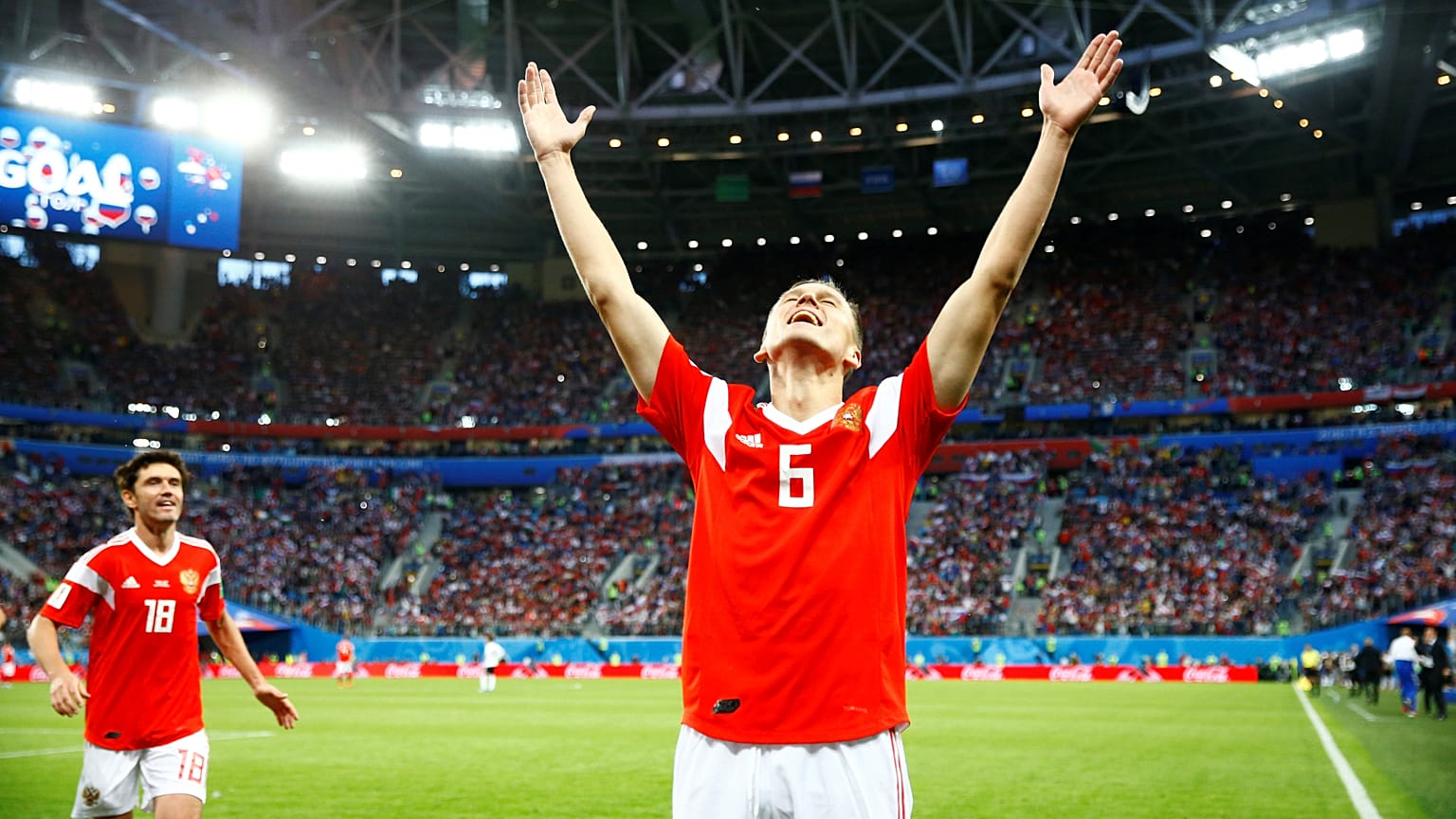 Rusia gana 3-1 a Egipto y está a las puertas de la siguiente fase del Mundial