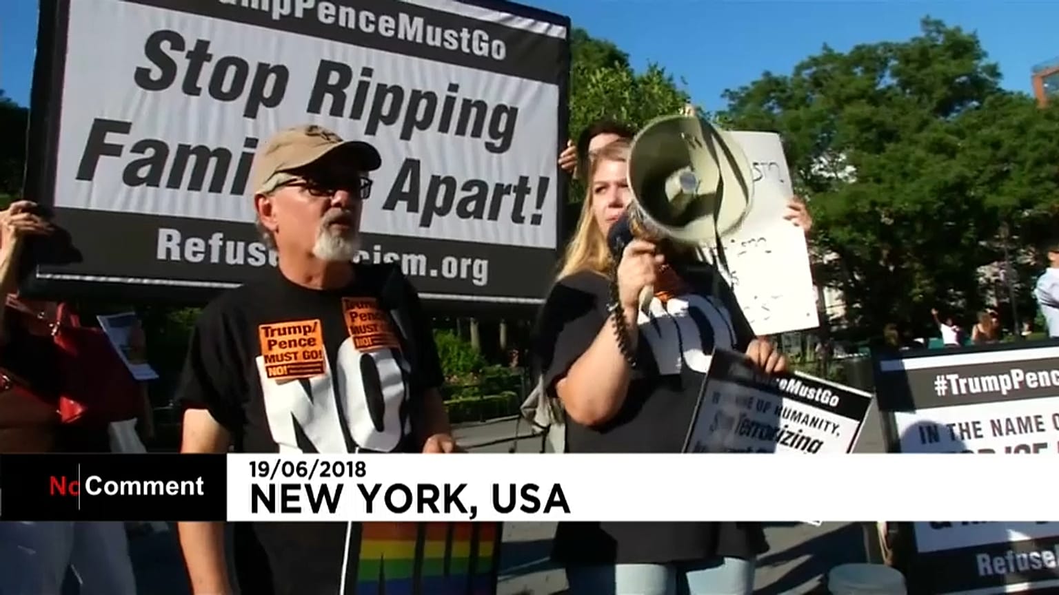 Más protestas contra la ley de separación de familias de Trump