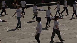 "Арт-протест" по случаю Всемирного дня беженцев