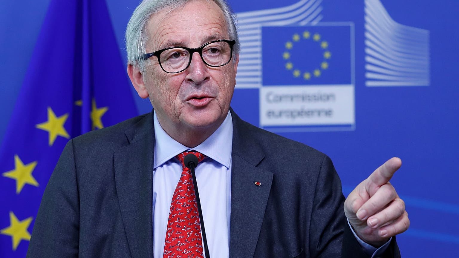 Le président de la Commission européenne Jean-Claude Juncker