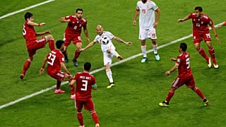 من مباراة إسبانيا وإيران