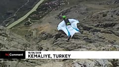 BASE jump au-dessus de l'Euphrate
