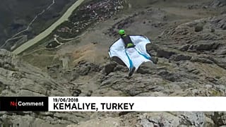 BASE jump au-dessus de l'Euphrate