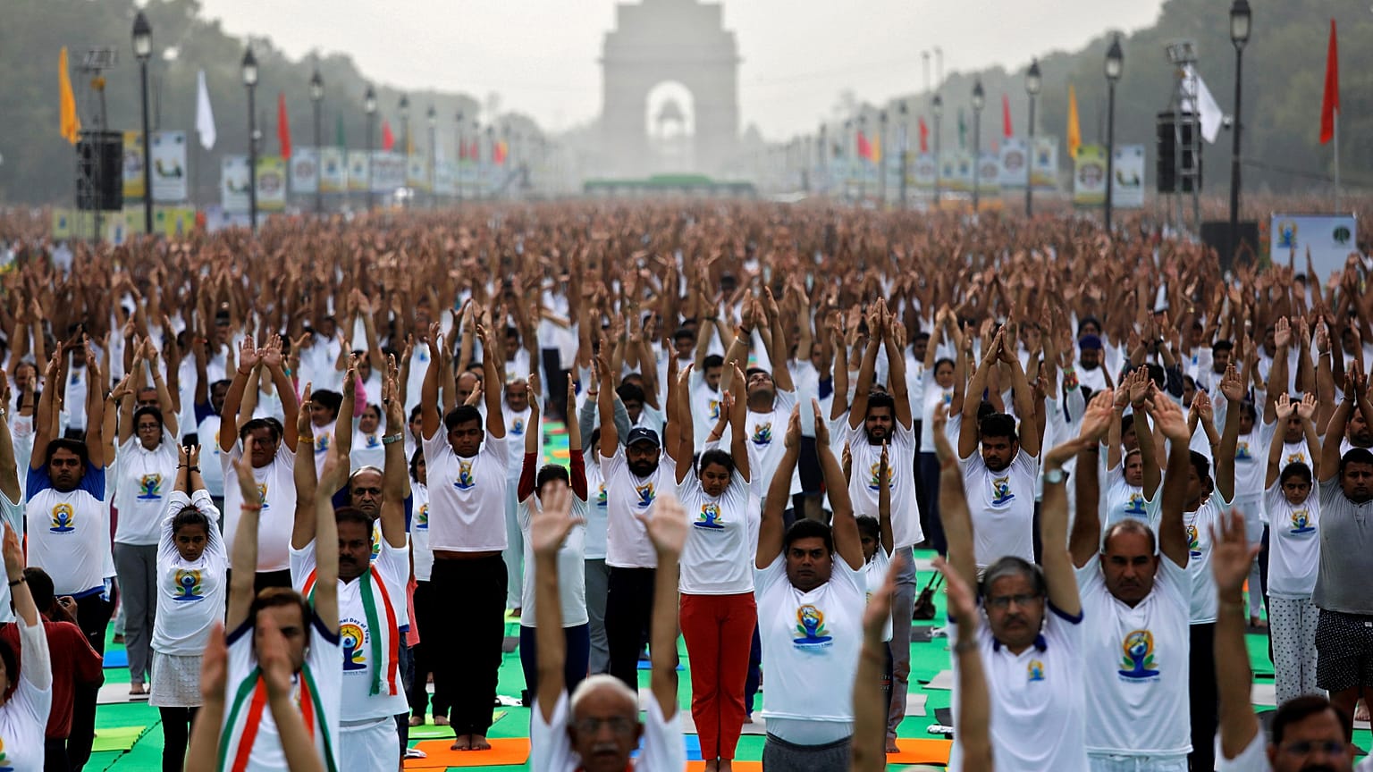 La bonne posture de l'Inde