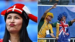 Denmark and Australia slug it out to tie 1-1