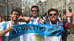 Cita con la 'fiesta del fútbol' en la calle Nikolskaya 