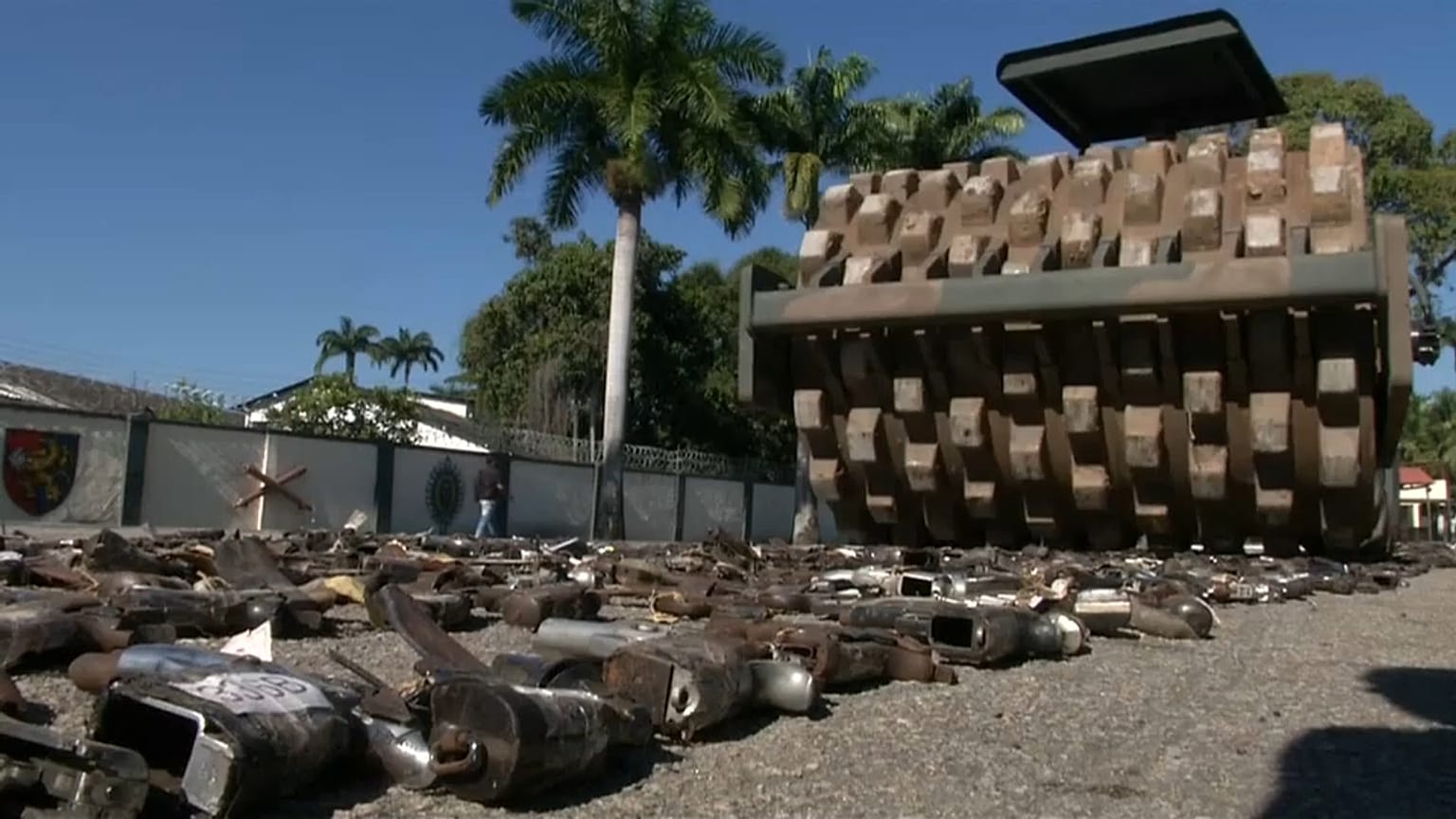 تخریب بیش از هشت هزار سلاح توقیفی در برزیل