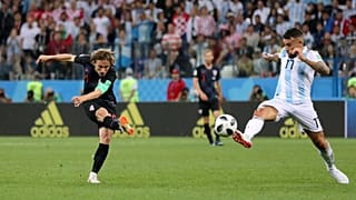 Croacia 'barre del campo' a Argentina en el Mundial de Rusia