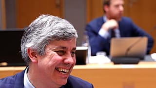 El presidente del Eurogrupo, Mário Centeno