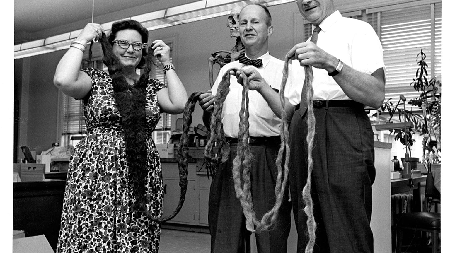 Lucille St. Hoyme, J. Lawrence Angel and Thomas Dale Stewart