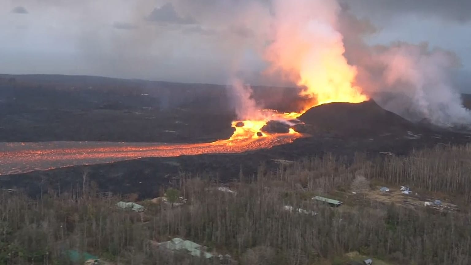 Watch: Taking a dip in the Antarctic and Hawaii spews lava — No Comment of the Week