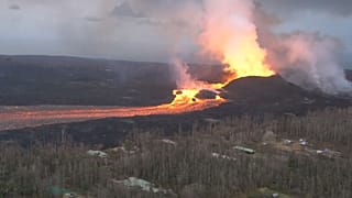 Watch: Taking a dip in the Antarctic and Hawaii spews lava — No Comment of the Week