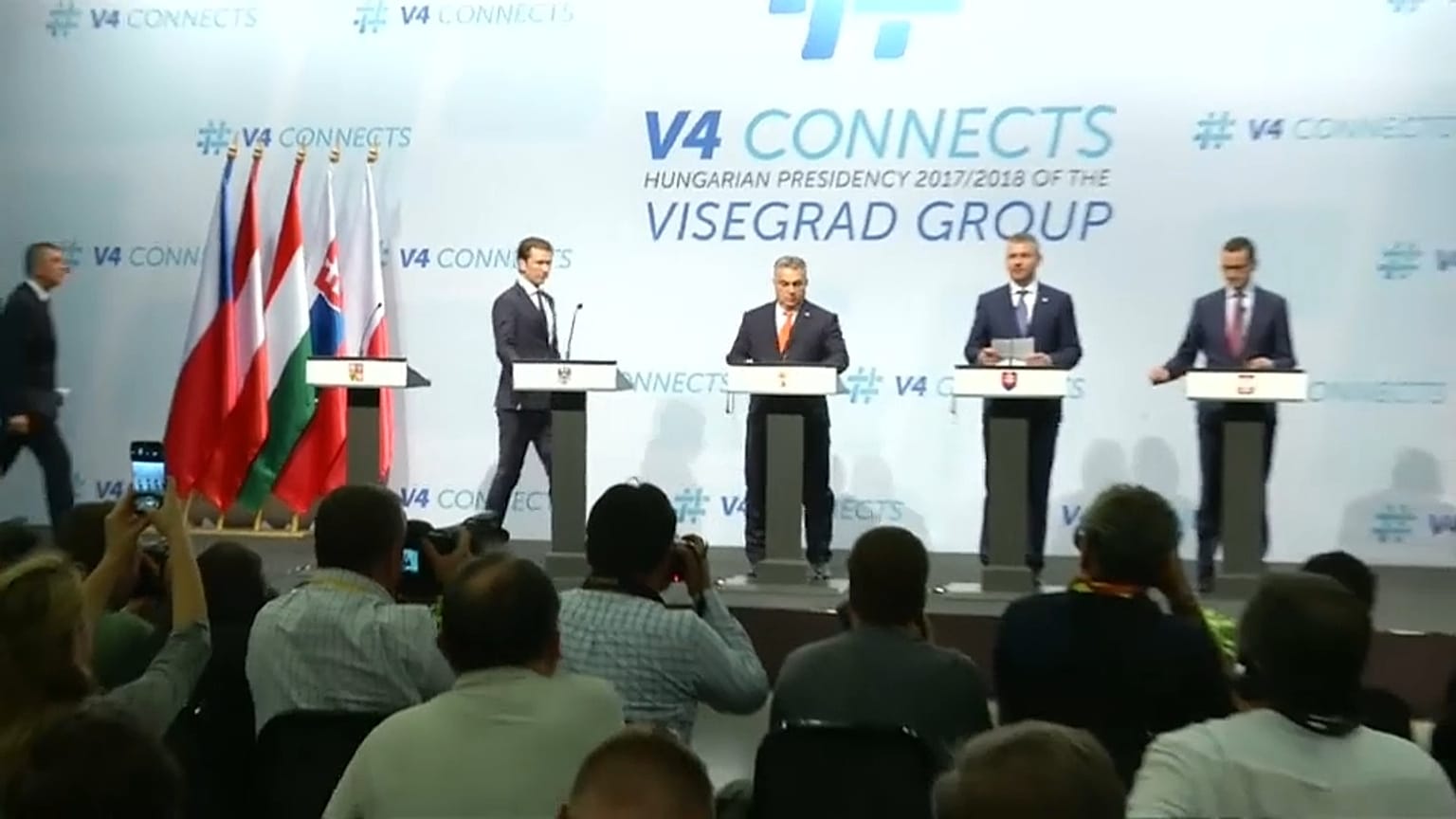 Asse Austria-Visegrad, sicurezza e lotta all'immigrazione illegale