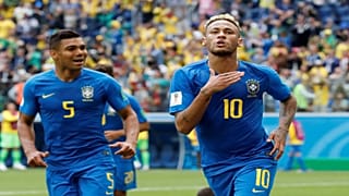 البرازيل يحقق الفوز على كوستاريكا بهدفين نظيفين