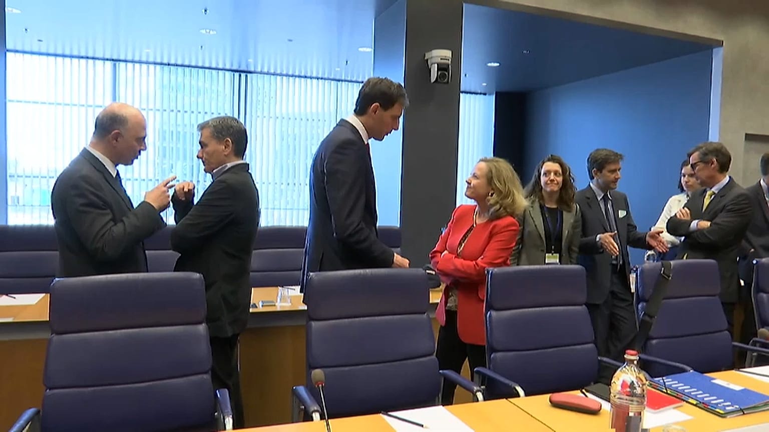 EU says indebted Greece can finally "stand on its own feet"