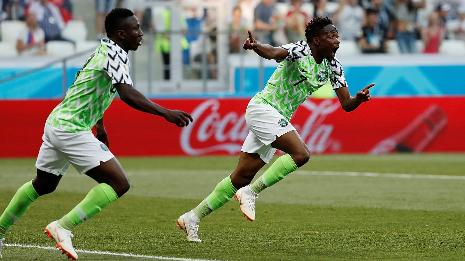 World Cup: Nigeria dominate Iceland in 2-0 win