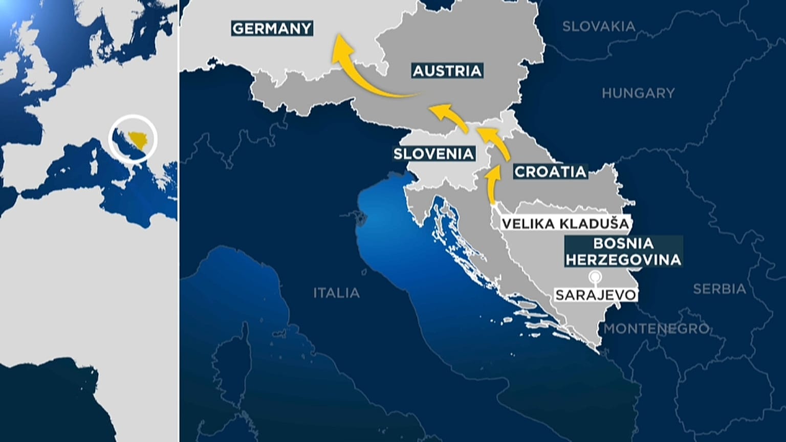Bosnia-Erzegovina: al confine con la Croazia la rotta dimenticata dei migranti