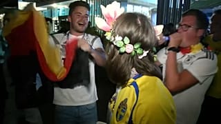 Kroos, chouchou des supporters allemands, après son but victorieux face à la Suède