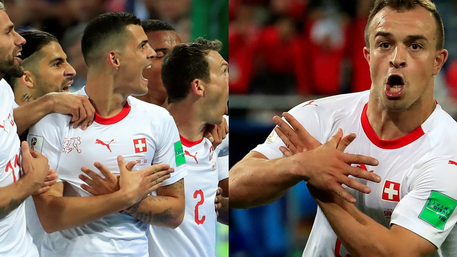 Torjubel-Ärger für Schweizer Nationalspieler Shaqiri und Xhaka