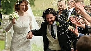Los actores de "Juego de Tronos" Kit Harington y Rose Leslie se casan en Escocia