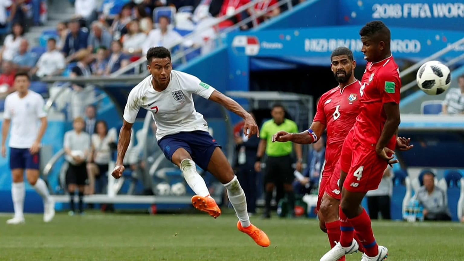 Paliza de Inglaterra a Panamá en el Mundial de Rusia 