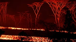 Steter Lavastrom vom Kilauea