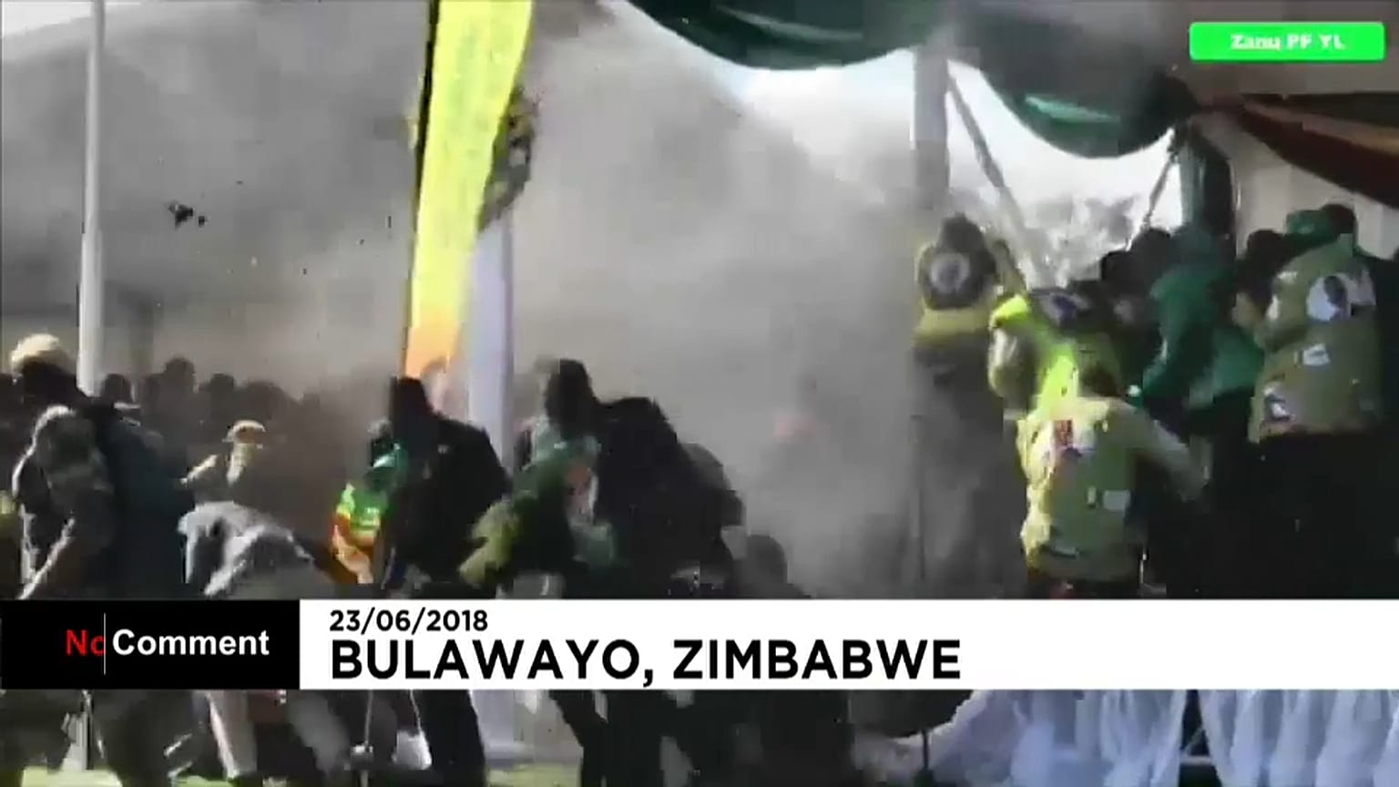 Zimbabwe, esplosione allo stadio: illeso il successore di Mugabe