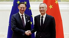 EC Vice President Katainen and Chinese Vice Premier Liu He 