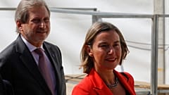 Mogherini ve Hahn'dan ortak açıklama: Seçim kampanyası eşit değildi