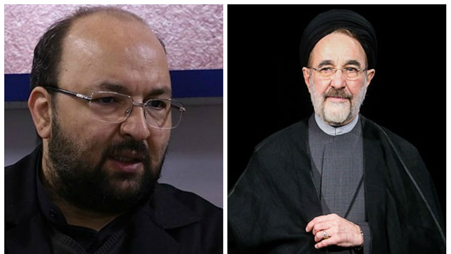محمد خاتمی و جواد امام مدیرعامل بنیاد باران