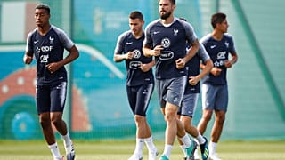 Les Bleus sans pression
