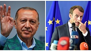Fransa Cumhurbaşkanı Macron'dan Erdoğan'a kutlama mesajı