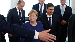 European leaders ahead of a mini-summit on immigration last weekend
