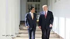 Abe - Donald Trump im Februar 2017 