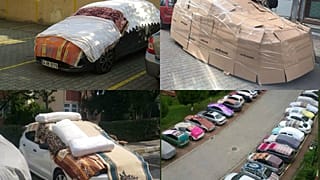 Meteoroloji dolu uyarısı yaptı, İstanbullular halı ve seccadeyle önlem aldı