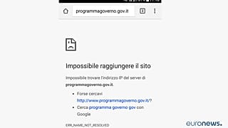 Il sito per l'attuazione del programma di governo è offline e nessuno sa perché