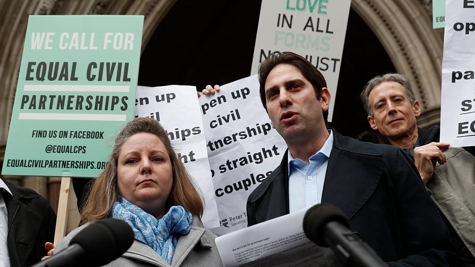 UK top court backs heterosexual couple seeking civil partnership